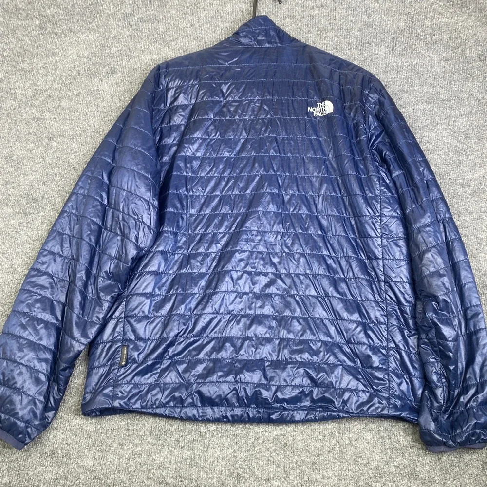 The North Face Mens Thermoball FlashDry Puffer Jacket Navy Blue Size Medium
